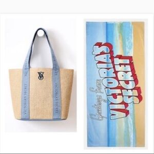 Victoria's Secret Beach Tote and Towel